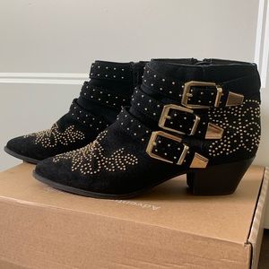 Topshop studded ankle booties